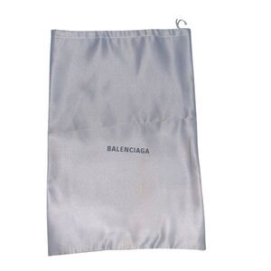 Balenciaga Metallic Silver Pouch